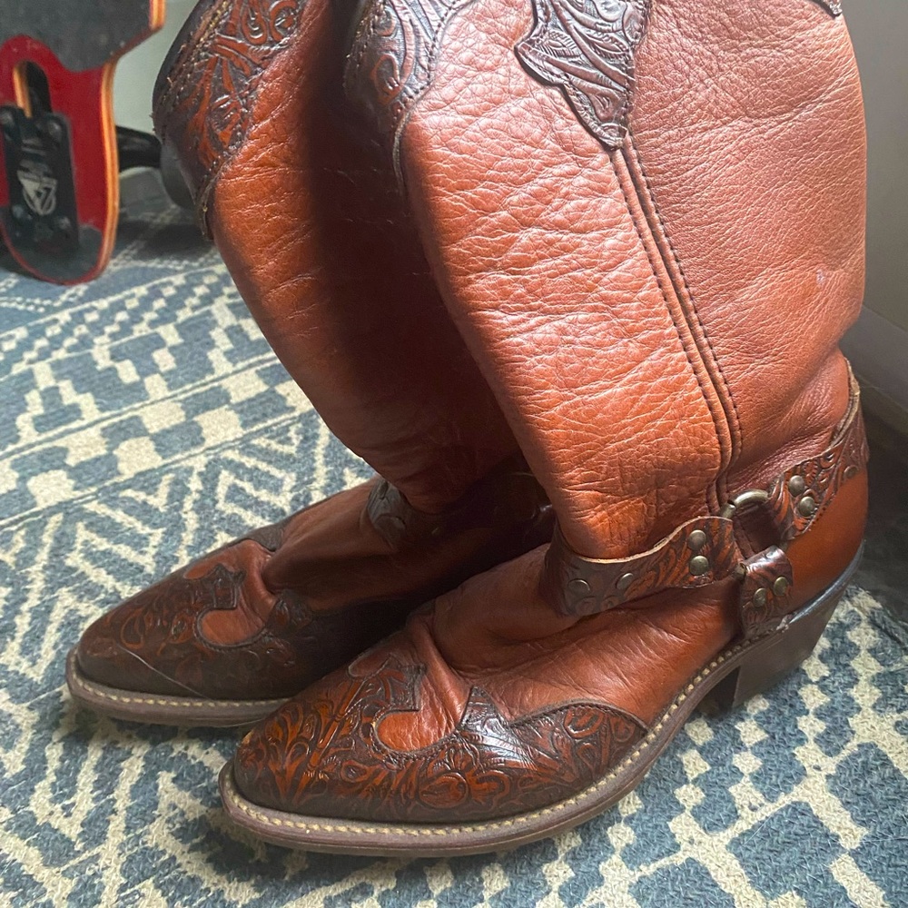 Vintage Authentic Cowboy boots